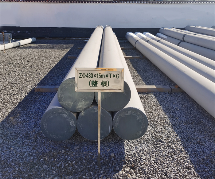 漳浦430×15米×T×G终端电线杆